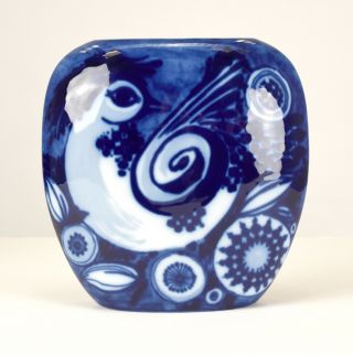 Bjørn Wiinblad / Rosenthal Studio Linie Blue Bird Vase (rw126)