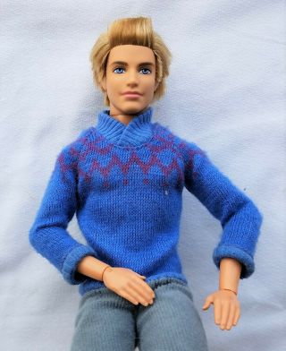 Life In A Dreamhouse Ryan Ken Doll Jointed Articulated Blonde Rooted Hair Ooak