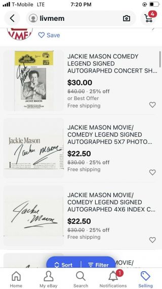 6 Jackie Mason Comedy Legend Signed Autographed Concert Showcase Booklet & Cuts