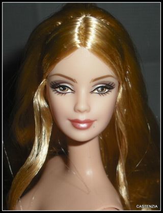 Nude Barbie Doll Mattel Birthstone June Pearl Blonde Mackie Face Doll For Ooak