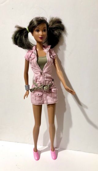2004 Barbie Fashion Fever KAYLA Doll H0893 AA Sporty Outfit Wave F Mattel 3