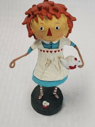 Lori Mitchell Raggedy Ann Resin Paper Pulp & Wire 6.  5 " Esc&co Andy Available Too