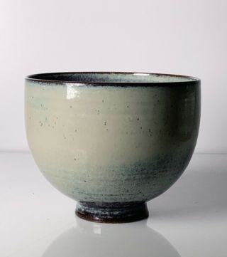 Edwin & Mary Scheier Art Pottery Bowl Mid Century Modern Studio Design Eames Era