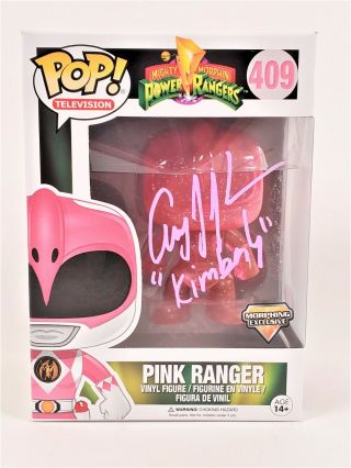 Amy Jo Johnson Autograph Signed Funko Pop - Power Rangers " Kimberly " (jsa)