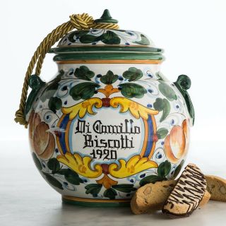 Dicamillo Baking Co.  Albicocca Apricots Biscotti Jar Large Italy