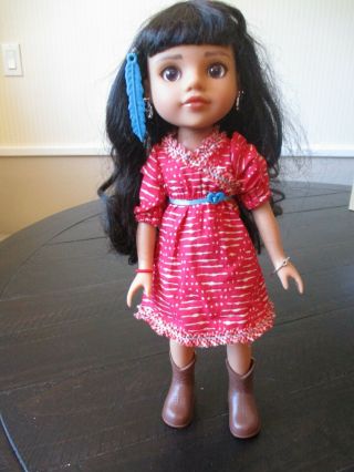 Hearts For Hearts Girls Mosi Native American Usa 14 - Inch Doll