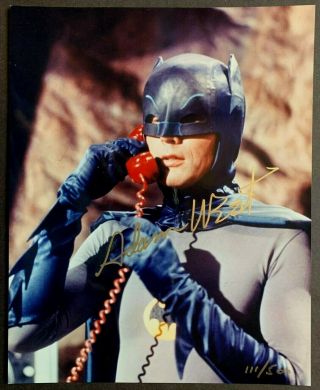 Batman Series Photo Signed By Adam West,  With,  8 " X10 "