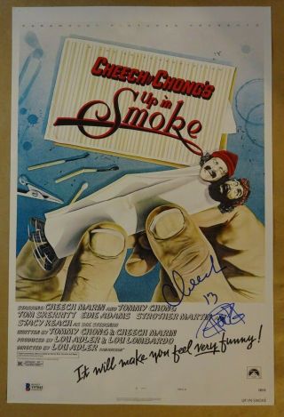 Signed CHEECH AND CHONG Autographed UP IN SMOKE 11 