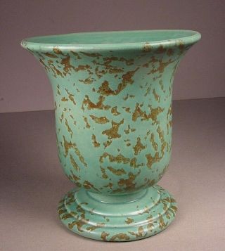 Rumrill Red Wing Rum Rill Pottery Vase Arts & Crafts Coppertone Weller Style 633
