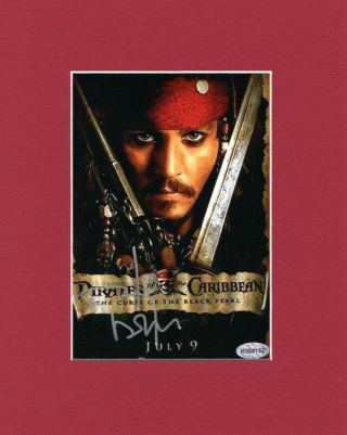 Johnny Depp Hand - Signed Autograph Photo - Pirates Of The Caribbean " Black Pearl "