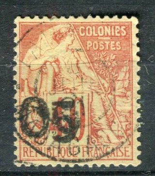 French Colonies; Early 1890s Classic General Issue Surcharged 