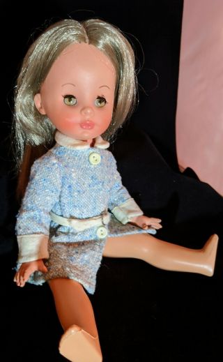 Vintage 1965 Furga Alta Moda Susanna Doll Italian Doll In Outfit Vg Jh