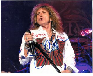 David Coverdale Lead Singer Of Whitesnake Signed Autograph 8 " X10 " Photo