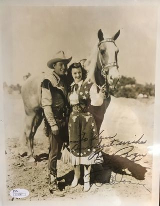 Authenticated Roy Rogers And Dale Evans Autographed Photo