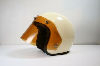 Vintage A.  I.  M H301 Motorcycle Helmet Small With Paulson Shield