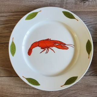 BIA Cordon Bleu Lobster Plates Set of 2 Leaf Design Cioppino Ma Jilly 1/2 