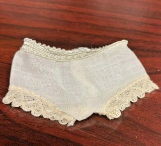 Vintage Muffie Doll Panties With Heart Lace Trim