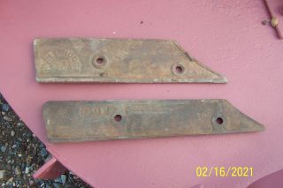 Vintage Chattanooga 71 72 & Gdf Iron Cast Plow Point Bladetrade Mark L Triange
