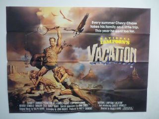 Uk Quad Movie Film Poster 1983 National Lampoons Vacation,
