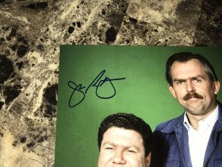 Cheers Norm & Cliff Signed Barroom Photo Display George Wendt John Ratzenberger 3
