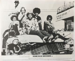 Gone In 60 Seconds - H.  B.  Halicki 9 X Uk 8x10” Lobby Card Set 1974