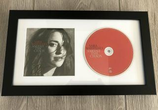 Sara Bareilles Signed Autograph Amidst The Chaos Framed & Matted Cd