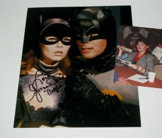 Yvonne Craig Signed Color 8x10,  Proof Photo " Batman  Batgirl " Adam West