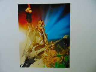 " The Misfits " Jerry Only Hand Signed 8x10 Color Photo Todd Mueller