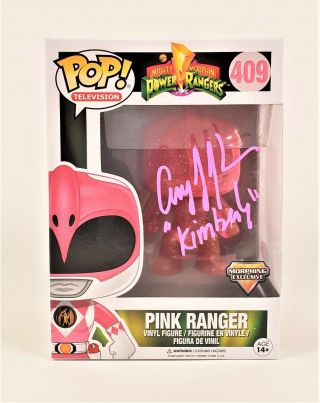 Amy Jo Johnson Autographed Signed Funko Pop - Power Rangers " Kimberly " (jsa)