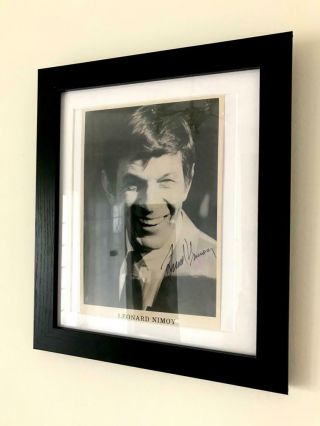 Leonard Nimoy (star Trek) Signed Framed Photograph Picture
