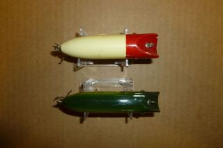 COUPLE OF VINTAGE SOUTH BEND 973 BASS - ORENO OR UNKNOWN WOOD FISHING LURES 3