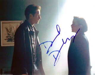 David Duchovny Fox Mulder Hand Signed Autographed The X Files Photo W/proof,