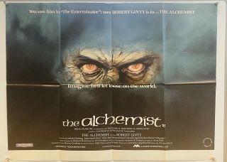 The Alchemist Uk Quad Film Poster 30x40” 1983 Alan J.  Adler