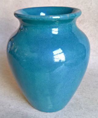 Vintage “saturday Evening Girls Pottery” Vase – Teal Glaze