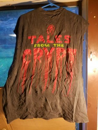 Vintage Tales From The Crypt T - Shirt 1995 Cryptkeeper Rough Shape XL 3