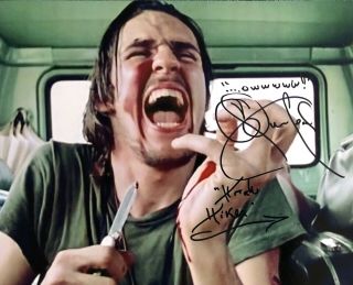 Edwin Neal Hitchhiker Texas Chainsaw Massacre Signed 8x10 Photo