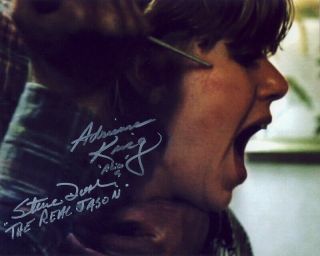Friday 13th Part 2 (adrienne King / Steve Dash) Signed 10x8 Photo F56