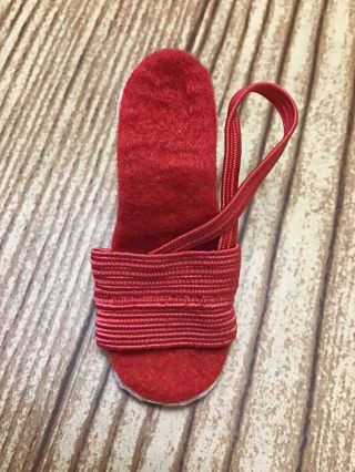 Vintage Madame Alexander Cissy Doll Red High Heel Shoes Revlon Dolikin Minty