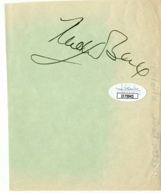 Milton Berle Signed Autographed Paper Cut Signature Comedy Legend Jsa Jj75943