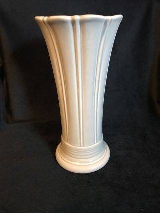 Fiesta Pearl Gray Medium 9 5/8 In Vase - Hard To Find