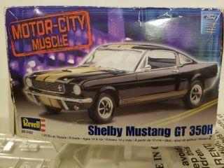 Revell 1966 Shelby Mustang Gt 350h Kit All Parts In Factory Bags