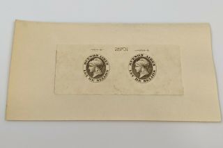 Stamp Pickers Buenos Aires 1869 - 71 Liberty Head Sunken Die Proof Mnh Argentina