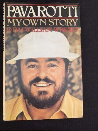 Luciano Pavarotti Signed First Edition My Own Story Doubleday 1981