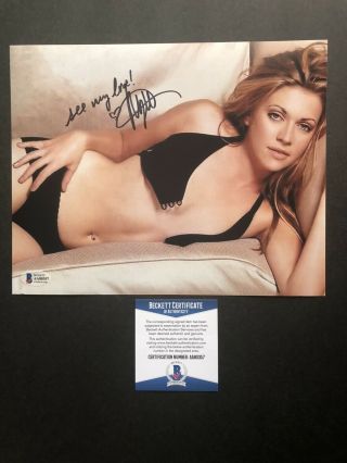 Melissa Joan Hart Autographed Signed 8x10 Photo Beckett Bas Sexy Hot Sabrina