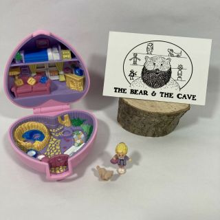 Vintage Polly Pocket Kozy Kitties 99 Complete 1993 By Bluebird Toys Pink