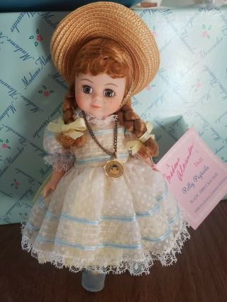 Madame Alexander,  8 " Doll,  Polly Pigtails Madc 1990 Club Doll,  Rare Limited