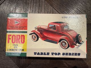 Pyro 1/32 1932 Ford 3 Window Coupe Complete In Open Box Kit C295 - 50