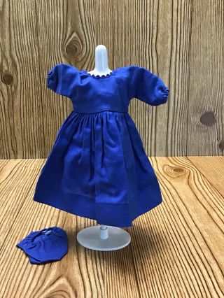 Vintage Vogue Ginny Doll Tagged Outfit Dress Undies Blue