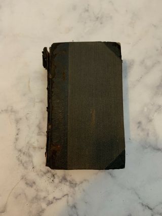 Antique 1800s Swedish Bible Augustus Ollson " Psalmboken " Book Of Psalms