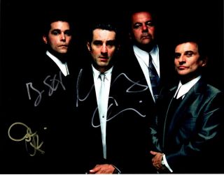 Robert Deniro Joe Pesci Liotta Signed 11x14 Picture Autographed Photo Pic